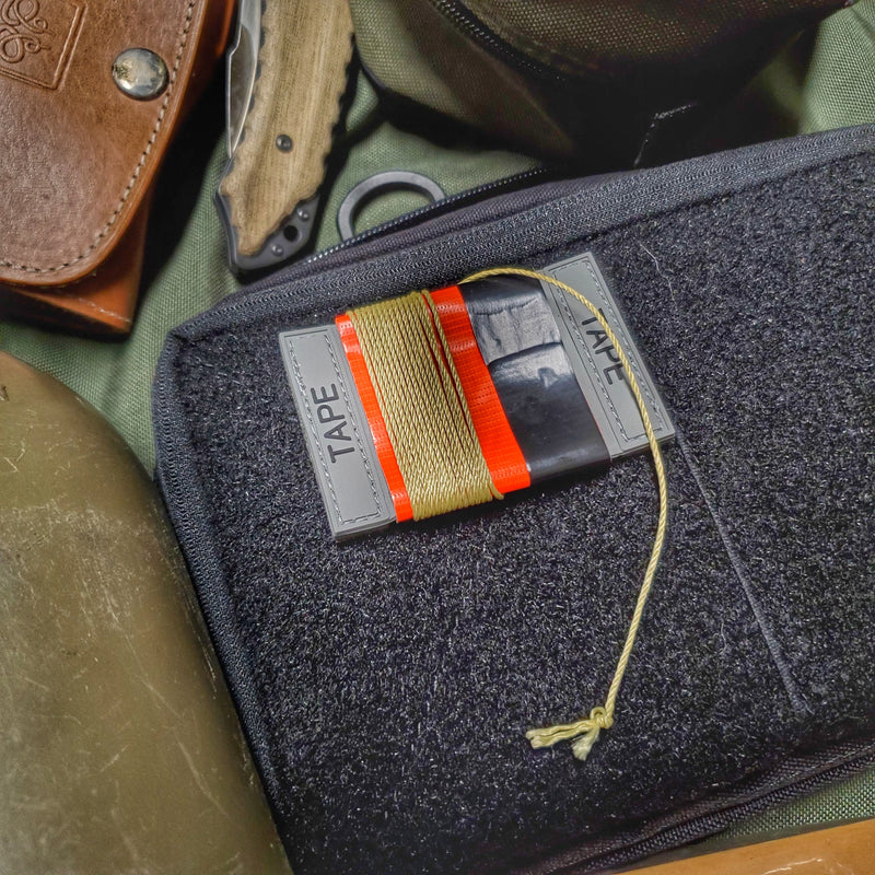 Load image into Gallery viewer, Duct Tape Dispenser Patch - EDC Duct Tape or Cordage on a Spool Morale Patch
