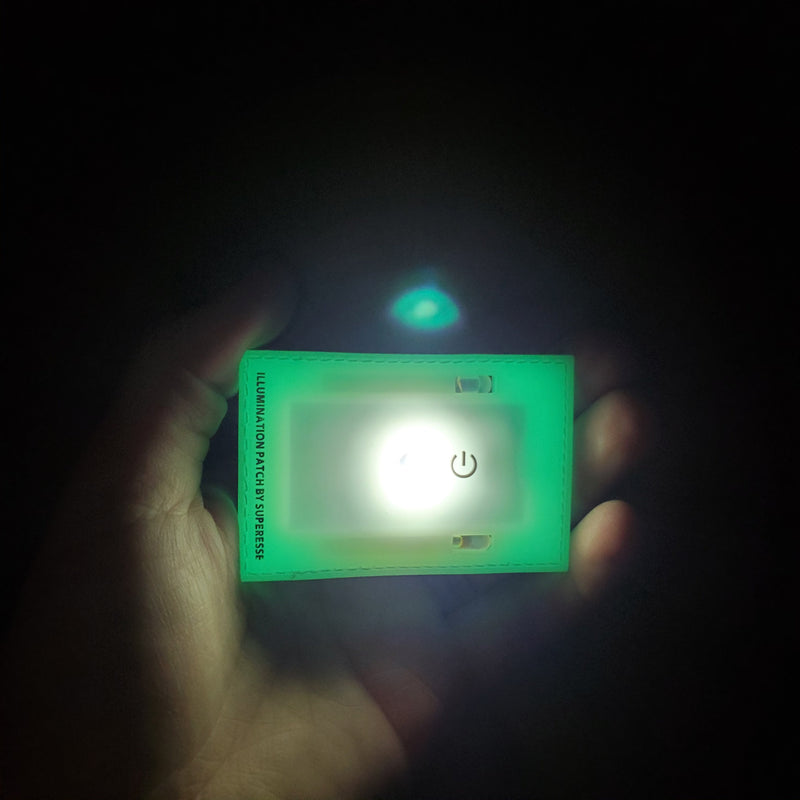 Load image into Gallery viewer, Illumination Patch Kit: Built-in Flashlight and Chemlight Morale Patch
