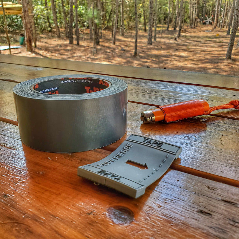 Load image into Gallery viewer, Duct Tape Dispenser Patch - EDC Duct Tape or Cordage on a Spool Morale Patch
