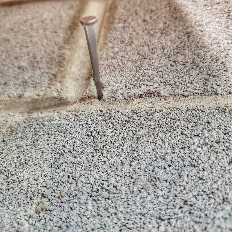 Load image into Gallery viewer, Shelter Nail - Titanium &amp; Steel Wrought Hammering Spike for Trail and Utility Tasks
