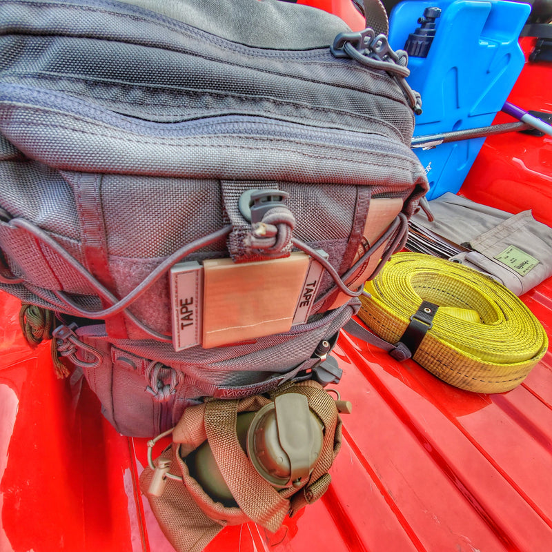 Load image into Gallery viewer, Duct Tape Dispenser Patch - EDC Duct Tape or Cordage on a Spool Morale Patch
