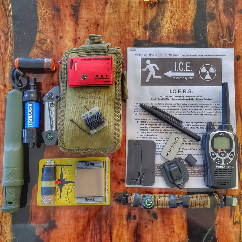 Load image into Gallery viewer, Bug Out Bracelet - Paracord Bracelet, Survive Offgrid with 30 item last ditch effort kit.
