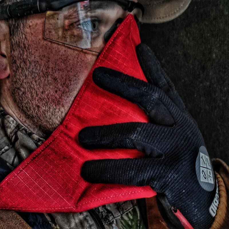 Load image into Gallery viewer, Filter Bandana - Water Pre-Filtration and Air-Contaminant Face Barrier.
