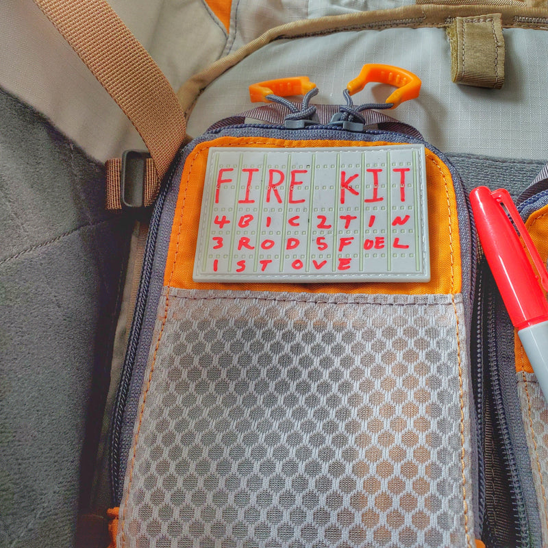Load image into Gallery viewer, Note Patch Kit: Writable PVC surface for field notetaking with illuminated memo graph.
