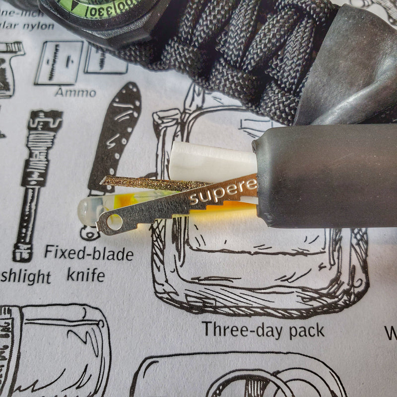 Load image into Gallery viewer, Expeditious Band - Quick Deploy SERE, Hunting, and EDC Survival Bracelet.

