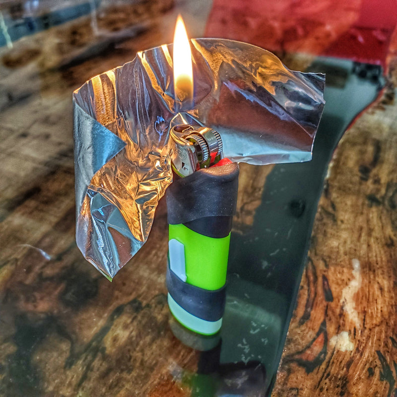 Load image into Gallery viewer, Survival Kit Lighter - Fire Starter outfitted with supplies.
