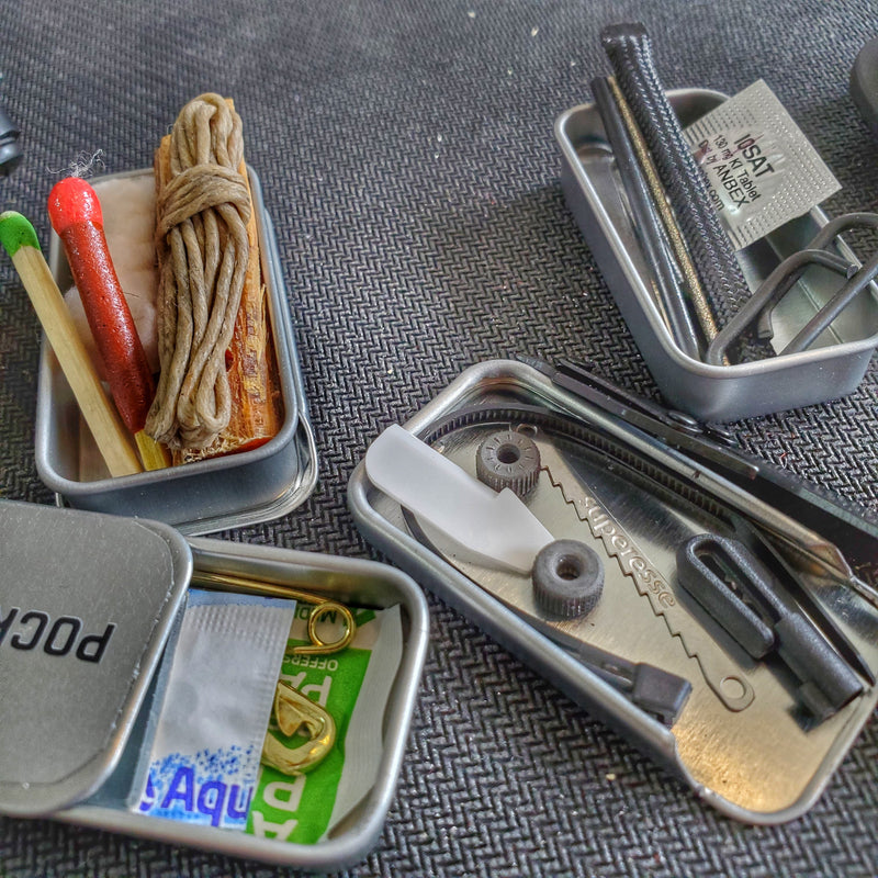 Load image into Gallery viewer, EDC Pocket Tin - Compartmentalized Survival Kits

