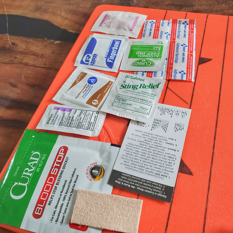 Load image into Gallery viewer, Shim Personal Survival Cards - Wallet Size Vacuum Sealed Survival Packets
