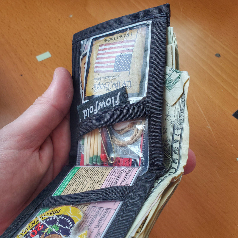 Load image into Gallery viewer, Shim Personal Survival Cards - Wallet Size Vacuum Sealed Survival Packets
