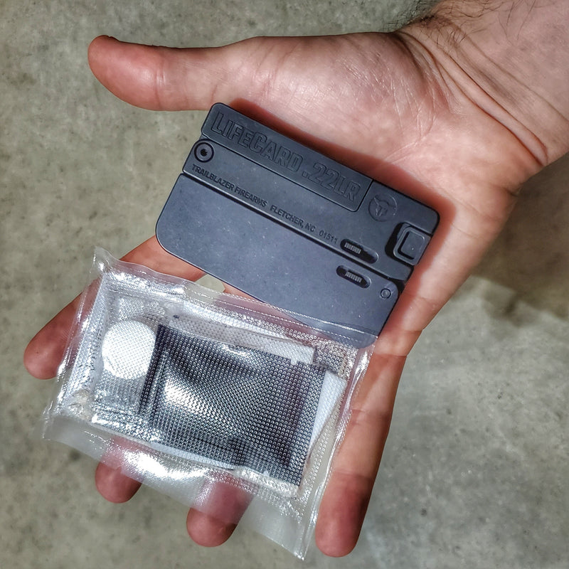 Load image into Gallery viewer, Shim Personal Survival Cards - Wallet Size Vacuum Sealed Survival Packets
