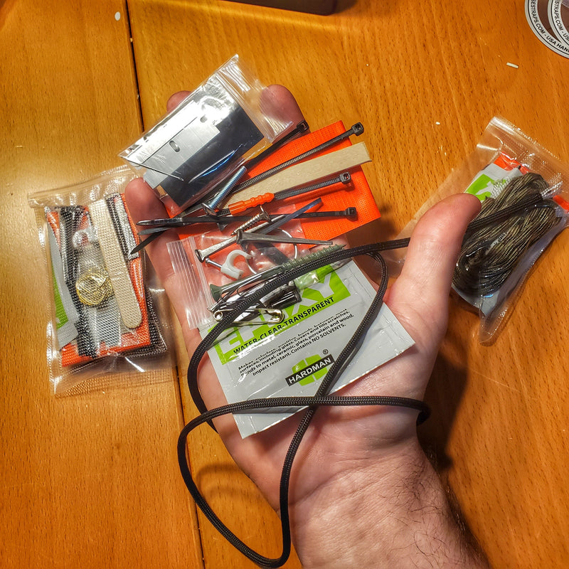Load image into Gallery viewer, Shim Personal Survival Cards - Wallet Size Vacuum Sealed Survival Packets
