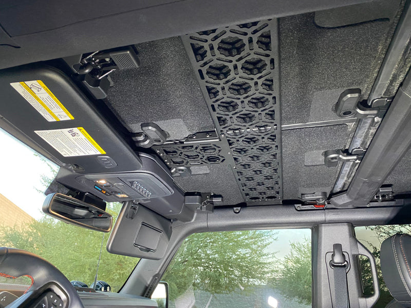Load image into Gallery viewer, Bronco 2021 + Inside Roof Mount (across front seats with short front panel) by Adapt-A-Panel

