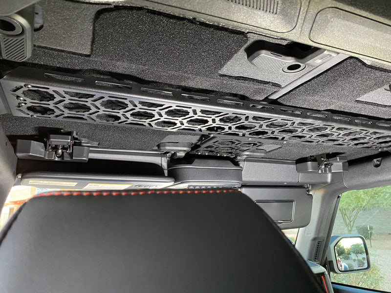 Load image into Gallery viewer, Bronco 2021 + Inside Roof Mount (across front seats with short front panel) by Adapt-A-Panel
