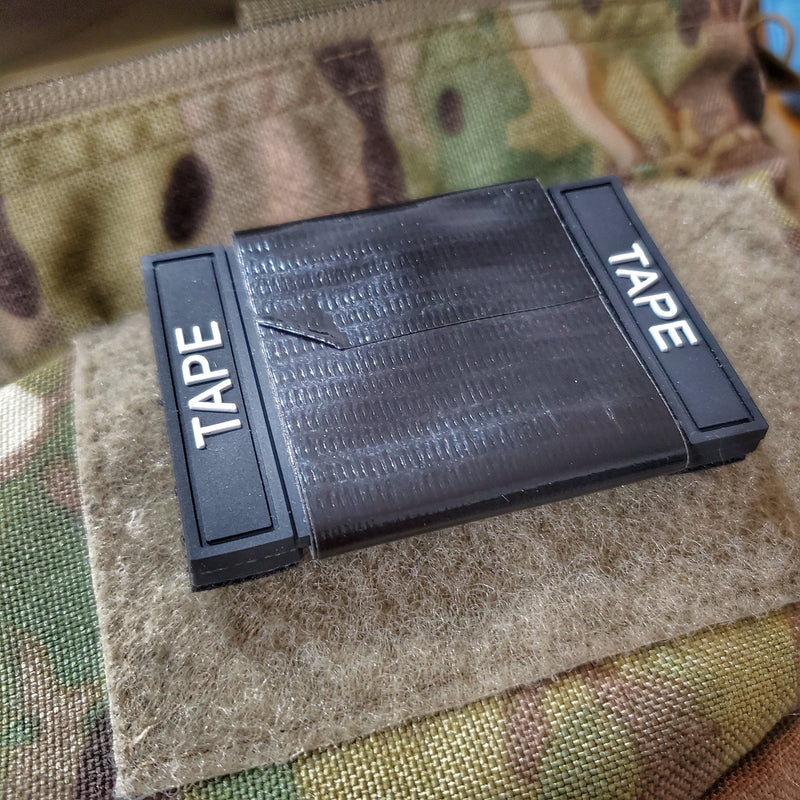 Load image into Gallery viewer, Duct Tape Dispenser Patch - EDC Duct Tape or Cordage on a Spool Morale Patch
