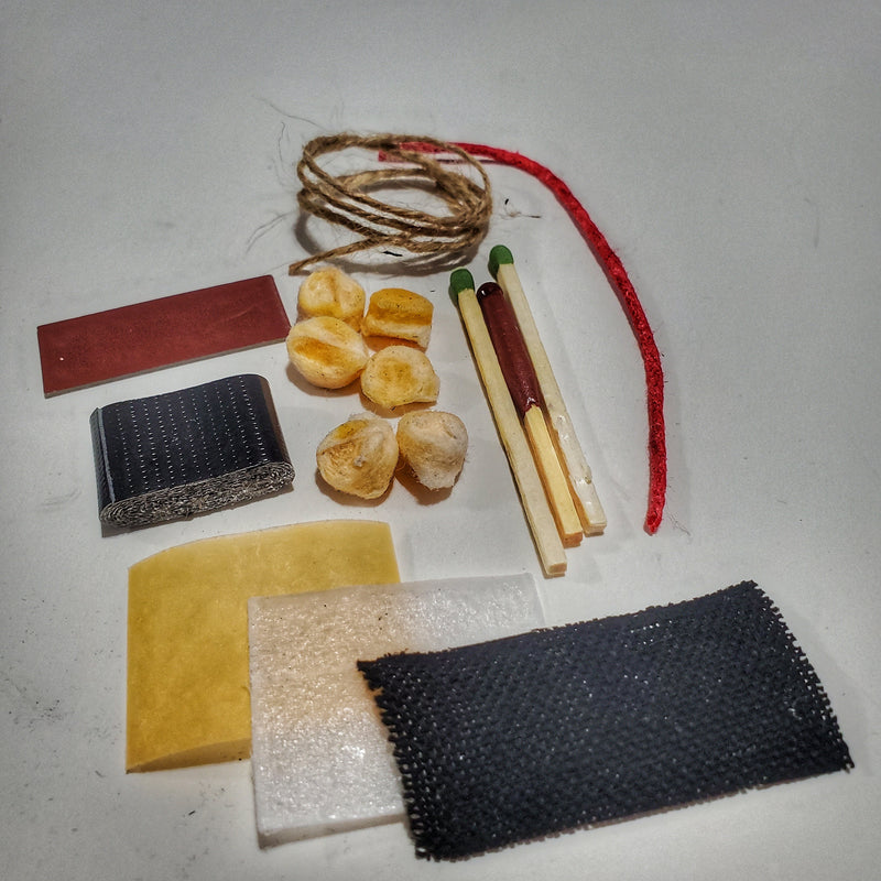 Load image into Gallery viewer, Fire Patch Kit: fire crafting supplies and tinder
