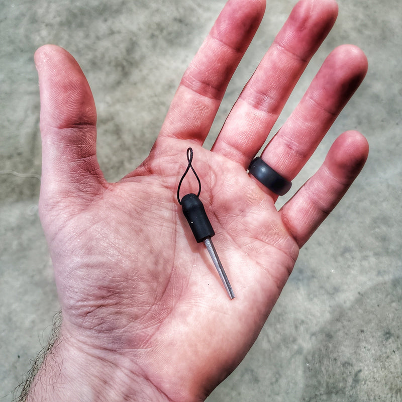 Load image into Gallery viewer, Shelter Nail - Titanium &amp; Steel Wrought Hammering Spike for Trail and Utility Tasks
