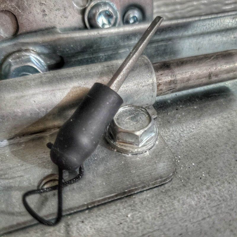 Load image into Gallery viewer, Shelter Nail - Titanium &amp; Steel Wrought Hammering Spike for Trail and Utility Tasks
