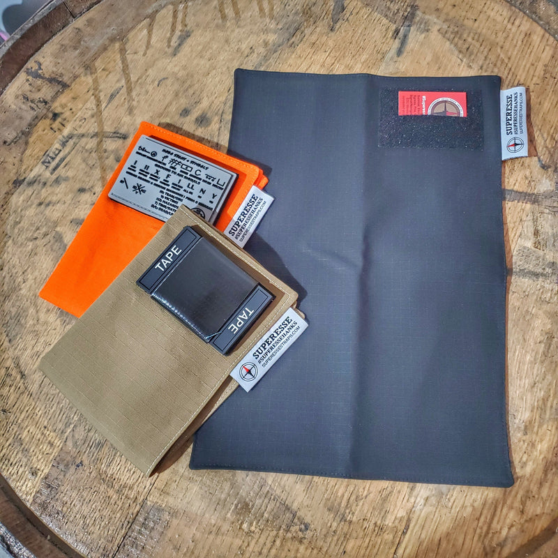 Load image into Gallery viewer, Tactical Tissue: Morale Patch compatible Ripstop stitched hank with covert storage pocket.
