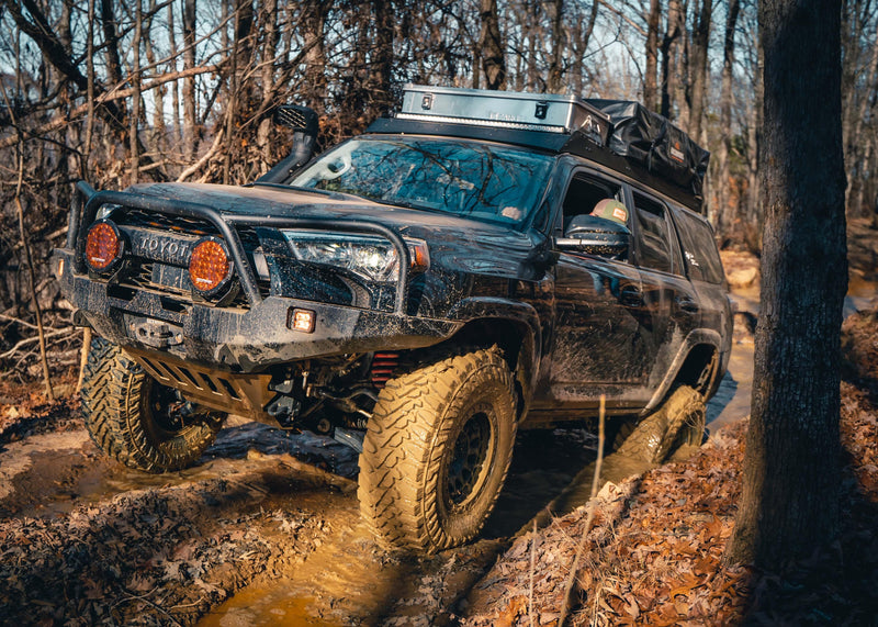 Load image into Gallery viewer, Toyota 4Runner 5th Gen (2010-2024) Hi-Lite Overland Front Bumper [Bull Bar]
