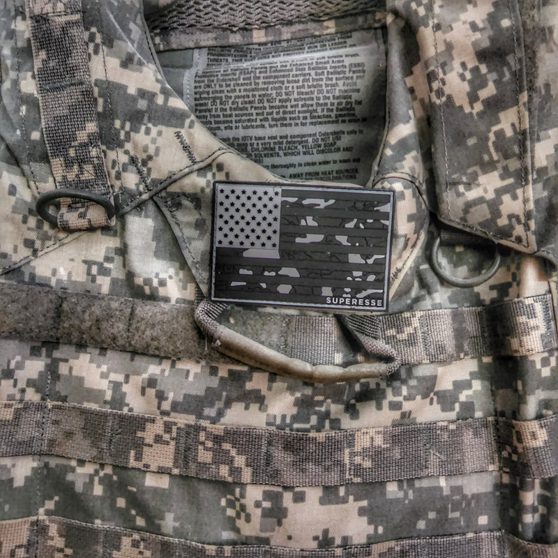 Load image into Gallery viewer, Storage Pocket Patch: Flagged Camo
