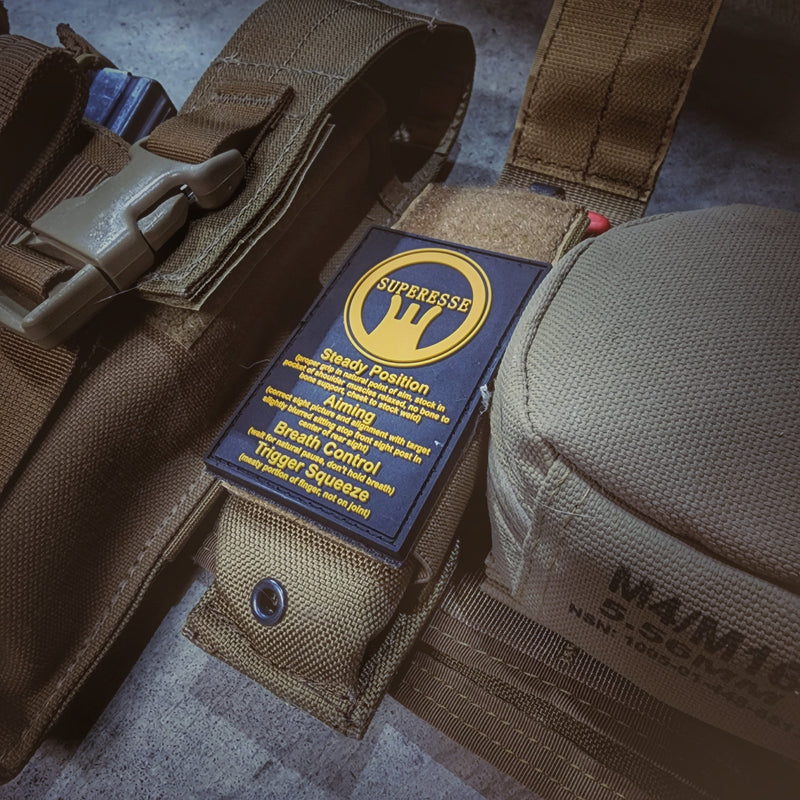 Load image into Gallery viewer, Storage Pocket Patch: Marksmanship Fundamentals
