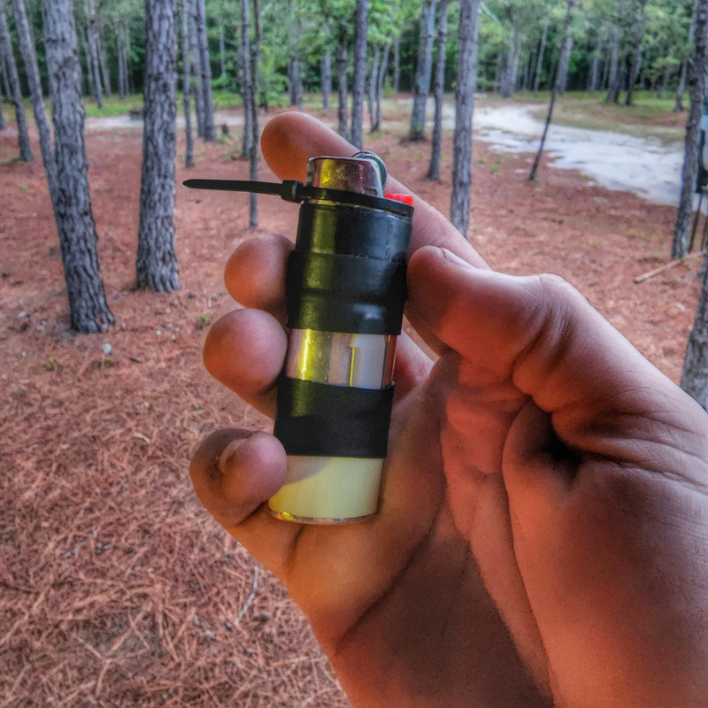 Load image into Gallery viewer, Survival Kit Lighter - Fire Starter outfitted with supplies.

