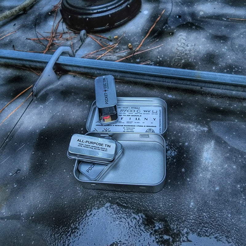Load image into Gallery viewer, EDC Pocket Tin - Compartmentalized Survival Kits

