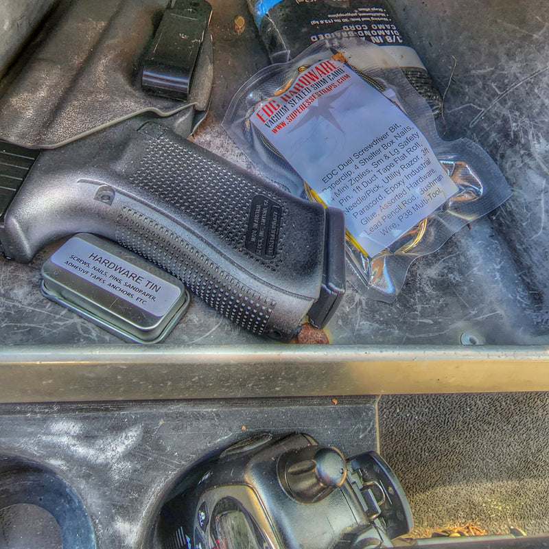 Load image into Gallery viewer, Shim Personal Survival Cards - Wallet Size Vacuum Sealed Survival Packets
