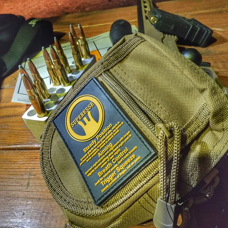 Load image into Gallery viewer, Storage Pocket Patch: Marksmanship Fundamentals
