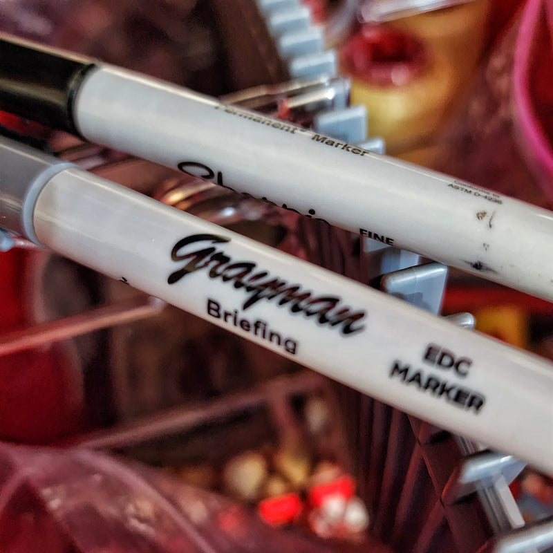 Load image into Gallery viewer, EDC Puncture Markers - Self Defense Marker and/or Grayman Sharpie

