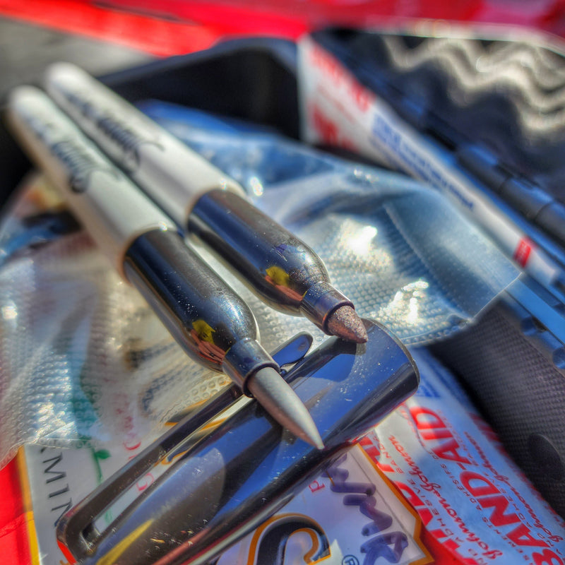 Load image into Gallery viewer, EDC Puncture Markers - Self Defense Marker and/or Grayman Sharpie
