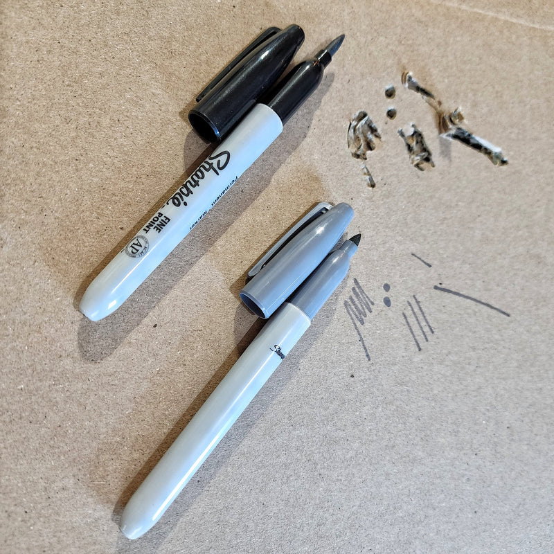 Load image into Gallery viewer, EDC Puncture Markers - Self Defense Marker and/or Grayman Sharpie
