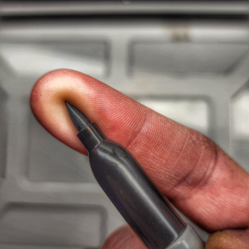 Load image into Gallery viewer, EDC Puncture Markers - Self Defense Marker and/or Grayman Sharpie
