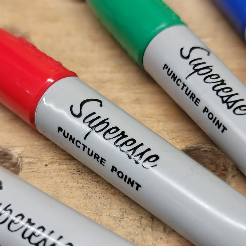 Load image into Gallery viewer, EDC Puncture Markers - Self Defense Marker and/or Grayman Sharpie
