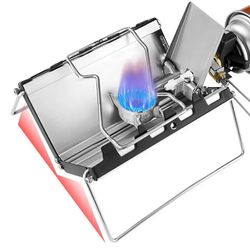 Load image into Gallery viewer, Portable Folding Mini Cassette Stove Windproof 2600W Camping Gas Stove Foldable Burner Boiled Water Stove For Camping Supplies
