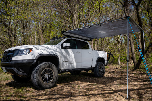 Borne Off-Road Rooftop Awning 79in L x 98in D Grey