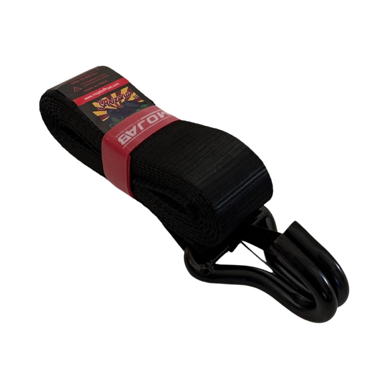 Load image into Gallery viewer, 2&quot; x 10&#39; Ratchet Tie-Down (Closed hook) and 2&#39;&#39; x 39&#39;&#39; Axle Tie-Down Set (Pack of 4) (Lifetime Warranty)
