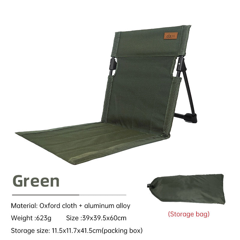 Load image into Gallery viewer, Outdoor camping backrest cushion chair portable folding chair tent leisure chair balcony park lawn picnic chair
