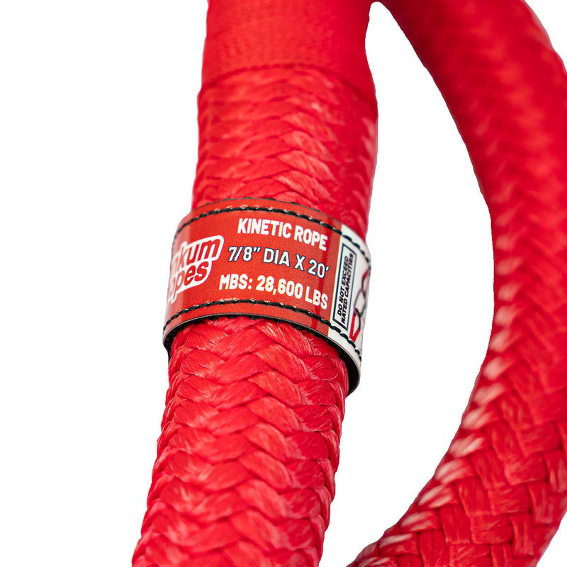 Load image into Gallery viewer, Yankum Kinetic Recovery Rope - 7/8&quot;x20&#39; -  28,600 Min Break Strength
