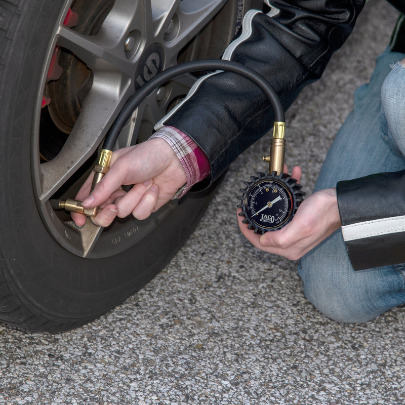 Load image into Gallery viewer, BikePro™ Presta Tire Pressure Gauge - 160 PSI | Presta &amp; Schrader (Hybrid/Road Bikes)
