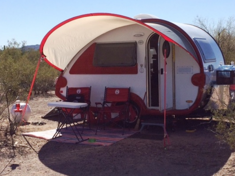 Load image into Gallery viewer, NuCamp TAB 320 Trailer Visor by Pahaque Outdoor Shade Accessory
