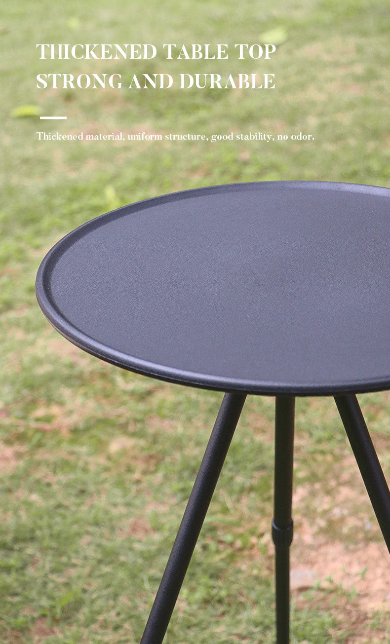 Load image into Gallery viewer, Outdoor Furniture Balcony Lightweight Portable Aluminum Height Adjustable Small Round Outdoor Folding Picnic Camping Table
