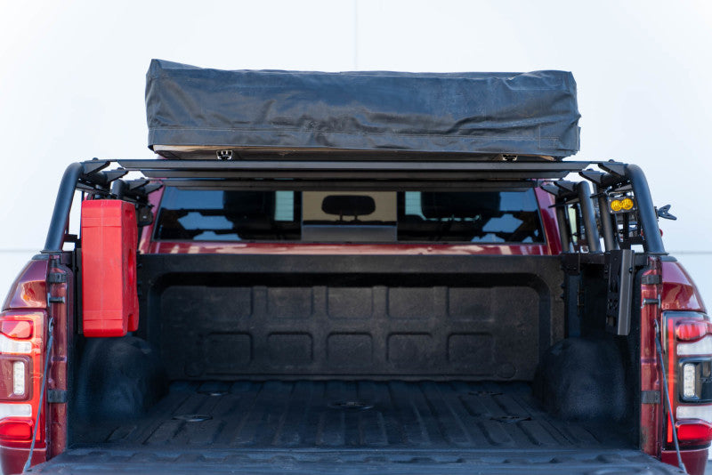 Load image into Gallery viewer, DV8 Offroad 07-23 Toyota Tundra / 09-23 Ford F150 Raptor MTO Series Bed Rack -  2pc Adj.
