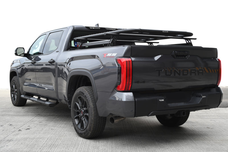 Load image into Gallery viewer, Go Rhino 15-22 Ford F-150 / 19-22 RAM 1500 / 07-21 Toyota Tundra XRS Cross Bars Kit - Tex. Blk
