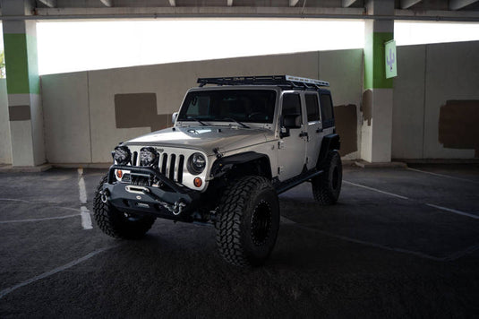 DV8 Offroad 2007-2018 Jeep Wrangler JK Full-Length Roof Rack