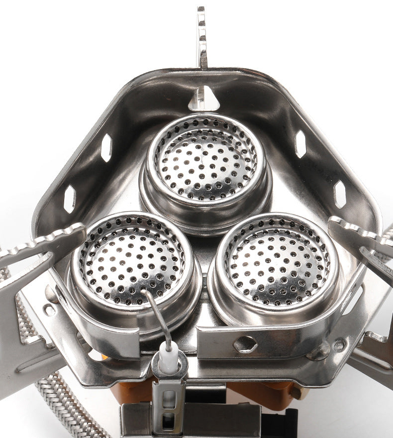 Load image into Gallery viewer, Design Camping Gas Stove Delicate Appearance Outdoor Hiking Portable Gas Stov
