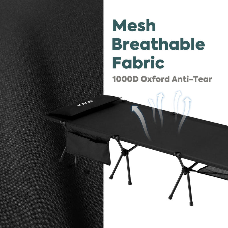 Load image into Gallery viewer, Camping Cot for Adults, Folding Cot, Portable Bed Sleeping Cot | ICECO
