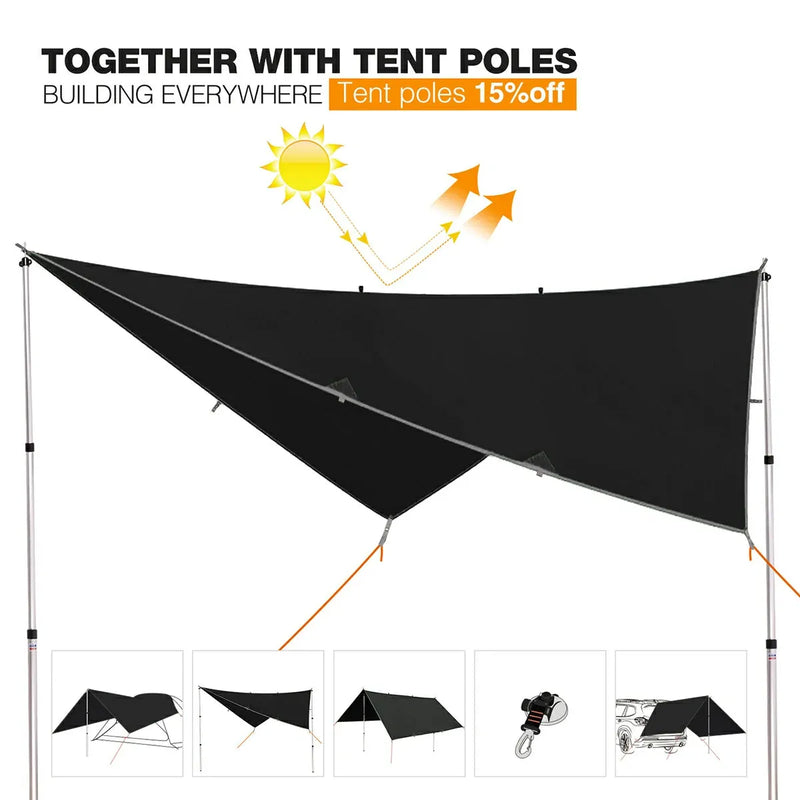Load image into Gallery viewer, Lightweight Camping Tarp,Waterproof Tarp Shelter
