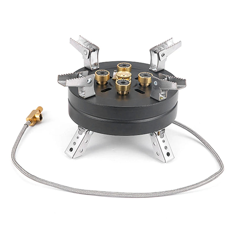 Load image into Gallery viewer, Outdoor Electronic Ignition Stoves High-Power Portable Foldable Adjustable Firepower Furnace Gasstove Camping Hiking
