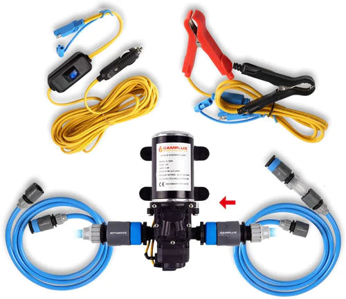 Load image into Gallery viewer, Camplux 12V  6L/Min Water Pump 65 PSI Kit
